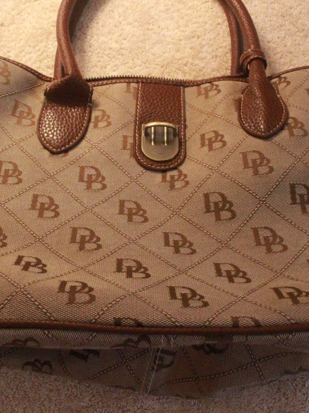 Dooney & Bourke Brown DB Satchel